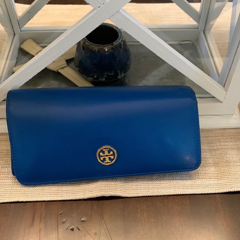 Blue Tory Burch Wallet